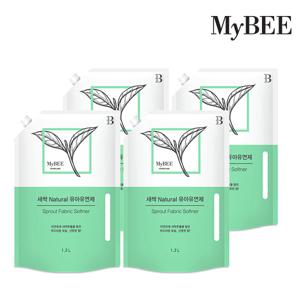새싹내추럴 유아유연제 리필(1200ml)x4팩