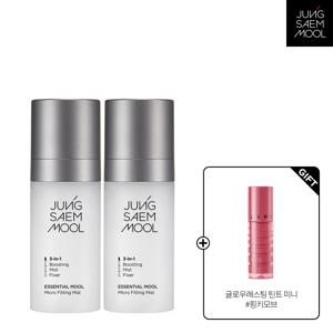 에센셜 물 마이크로 피팅 미스트 55ml 듀오 + 글로우래스팅 틴트 미니