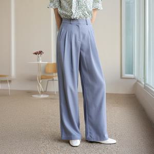 [빼빼] (S~XL) 자체제작 투핀턱 포인트 롱 와이드 슬랙스