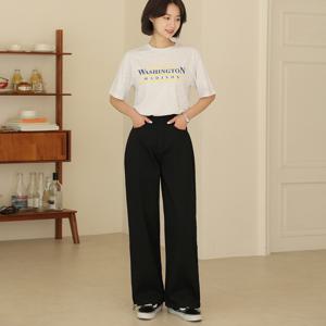 [빼빼] (S~XL) 자체제작 밑단조임 조거 롱 와이드 면팬츠