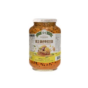 본비 망고패션 후르츠청 1.85KG_유리병