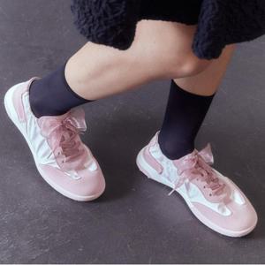 클라라 셔링 스니커즈 Pink 2cm