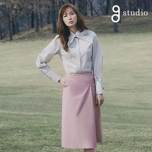 [블랙55,블루55,베이지55,핑크55]19 스프링울스커트1종