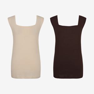 [SET] RN 민소매 스퀘어넥 1+1