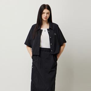 스칼프 반팔 카라 블라우스_SAWS82531BK