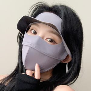 쥬이시 페이스카드 자외선차단 썬캡 마스크 모자