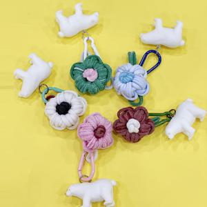 양말목공예 북극곰 캐릭터 피규어 열쇠고리 만들기 diy 키링공예