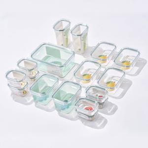 [NEW] 브리앙 풀트라이탄 투명 밀폐 용기 반찬통 24P 풀세트