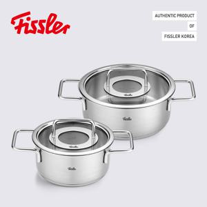 퓨어 글라스 팟 2종세트 (스튜팟16cm+캐서롤20cm)+서빙국자