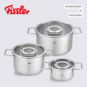 퓨어 글라스 스튜팟 3종세트 (스튜팟16cm+20cm+24cm)+서빙국자