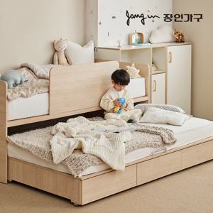 피터 E0등급 2단 슬라이딩 수납침대S_본넬매트