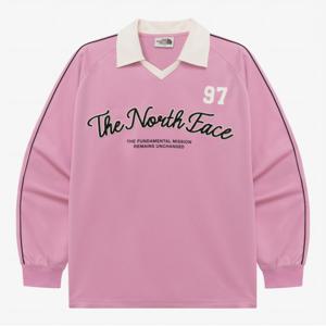TNF 크루 칼라 긴팔 티 NT7TR04L_LPI