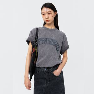 시그니처 오션 피그먼트 티셔츠_GY