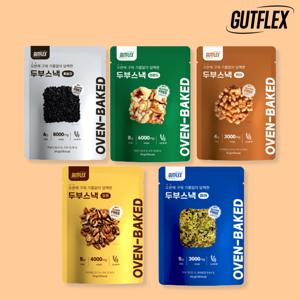 [것플렉스] 두부스낵 아몬드 현미 오트 흑임자 파래 5종 50g