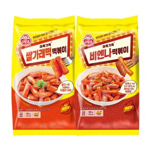 쌀 가래떡 떡볶이 580g + 비엔나 떡볶이 680g
