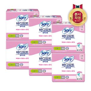 바디피트 볼록맞춤 소형 16P x 6팩