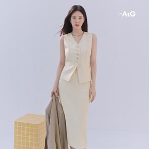 더엣지 25SS 리오셀 혼방 스커트