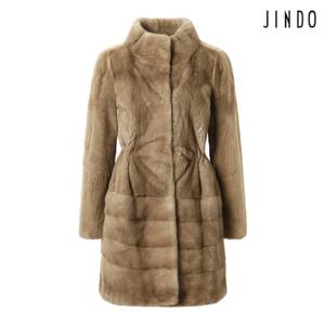 [최초가 2990000]  스탠드 카라 밍크 하프코트  (JFHP24GU)