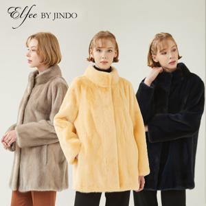 [최초가 2900000원] 진도 Elfee 유색 베이직 휘메일 하프코트 (E5W2EJ94_)