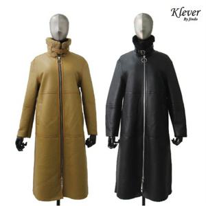 진도 Klever 지퍼 무스탕코트 (K2W3BC35)