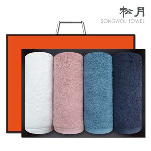 [송월타월]파미유 180g 40수 4장 완포장 선물세트