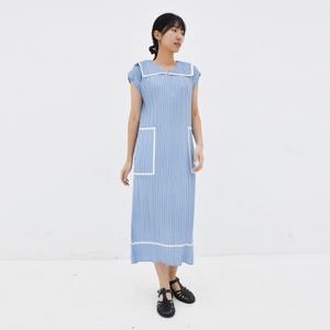 yoyoyoy [여성][최초가 139000원]마린카라 집업 원피스_AI06WNPOP16