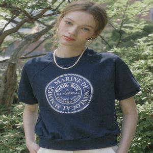 Marine Rope Half Sleeve Sweatshirt_ 2colors [N23SMTS008]