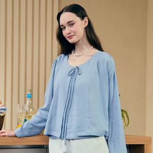Linen Shirring Cardigan_5colors [N19SSBL003]