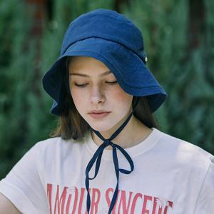 Linen Ribbon Bucket Hat_2colors [N23SMAC006]