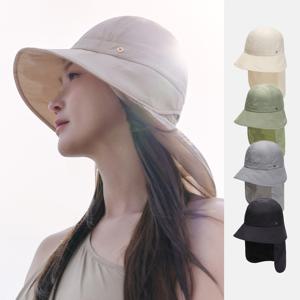 그린라벨 선블럭 기능 탈부착 차양막 보닛햇 팀바라 (5 colors)