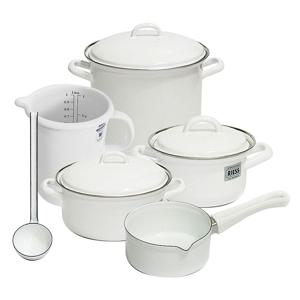 [햇살테이블공구] 클래식 6종 세트  (양수 14,16,22(H), 밀크팬14, 계량컵1L, 국자 7cm)