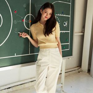 [지오다노] 413543 한소희착용 코튼스판 카고 팬츠