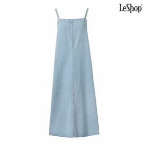 정상가:79,000원 | 뷔스티에 데님 뒷트임 롱 여성 원피스 (DO1OW008A)