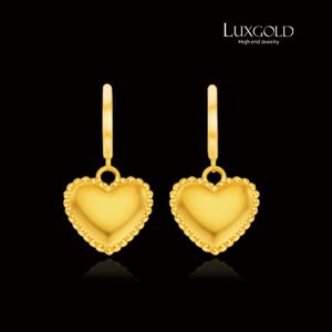 [LUXGOLD]24K 빼를 하트 귀걸이