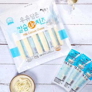 [10개+10개] 우유담은 칼슘 UP! 대용량 스트링치즈 200G (10개입) X 2팩/3팩/4팩