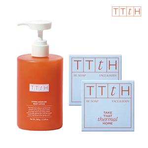 [TTtH]온천수 바디로션 380g + 미산성올인원비누2ea