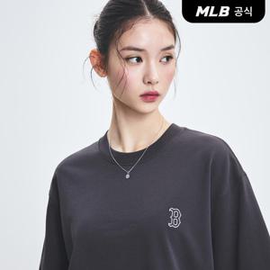 [공식] [카리나PICK] 베이직 헤비웨이트 오버핏 반팔 티셔츠 BOS (Charcoal Grey)