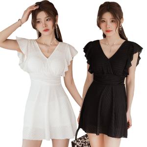 체형커버 여성 원피스수영복 비치 휴양지 실내 수영장 빅사이즈 수영복 L XL