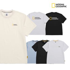 내셔널지오그래픽 크로우 유니 COOL MAX 스몰로고 반팔 티셔츠 6COLOR N242UTS460