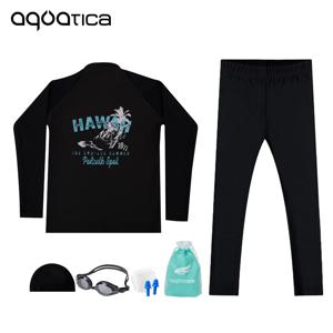 아동 래쉬가드 AQA382+워터레깅스2피스 일반용수경5종세트