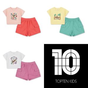 여아 채채 콜라보 그래픽 카고팬츠 셋업MKE2IP2801