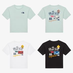 노스페이스키즈 NT7UR14  키즈 엠블럼 아카이브 반팔 라운드 티 딜