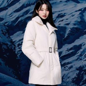 [장원영착용] 캐시미어 코트 윈드스토퍼 다운 자켓 DWW24558