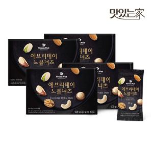 [그린너트] 하루한줌견과 에브리데이 노블넛츠 20g 30봉 4세트 고급 견과류