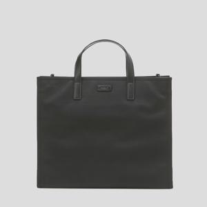 헤지스 액세서리 [[25SS]] HJBA5E950BK [선물추천]블랙 페브릭 로고라벨 크로스 겸용 토트백