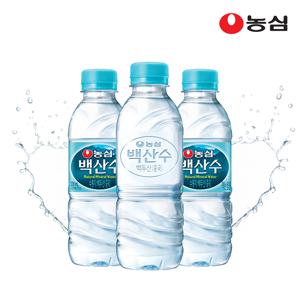 백산수 330ml 유라벨 20병 + 무라벨 20병