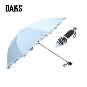 액세서리 DBUM5E180B1 [DAKS][양우산] 블루 스트라이프 프릴 (우산 겸용)