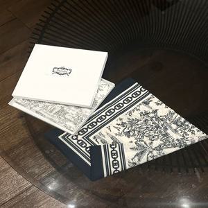 헤지스 액세서리 HILG5F531N2 [손수건][뜨왈드주이] Toile de Jouy 손수건 겸 코튼 스카프