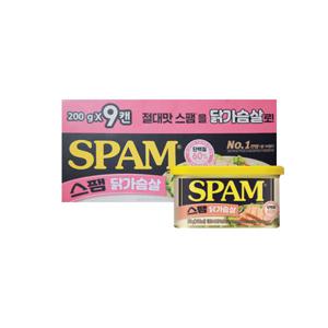 CJ 스팸 닭가슴살 200Gx9