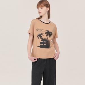 [Online Exclusive] 야자수 그래픽 티셔츠_BATSE2531BG